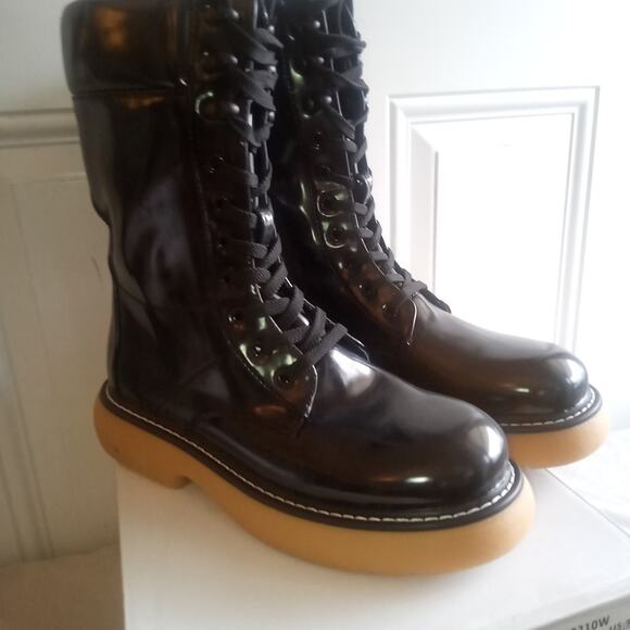 Y2K Chunky Boots Grunge Goth - Picture 1 of 2